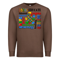 Chestnut autism awareness typography Premium Sweatshirt - Artiststas