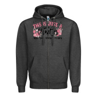 Charcoal Heather this is just a chapter not the whole story Zipper Hoodie - MaliasSmallBusiness
