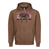 Chestnut this is just a chapter not the whole story Zipper Hoodie - MaliasSmallBusiness