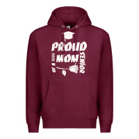 Burgundy Proud Mom Of A 2020 Senior Premium Hoodie - Bettercallsaul