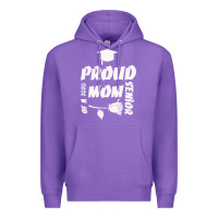 Purple Proud Mom Of A 2020 Senior Premium Hoodie - Bettercallsaul