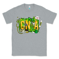 Heather Grey St. Patricks Day Cna Classic Tee - CowhideDigitalArt