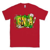 Red St. Patricks Day Cna Classic Tee - CowhideDigitalArt