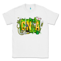 White St. Patricks Day Cna Classic Tee - CowhideDigitalArt