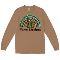 Toasted Coconut merry christmas cactus rainbow Long Sleeve Tee - BarkalooDesign
