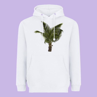 Palm Tree Heavyweight Hoodie Designed By Lillyallendesigns
