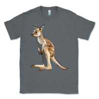 Charcoal Heather baby kangaroo Classic Tee - LillyAllenDesigns
