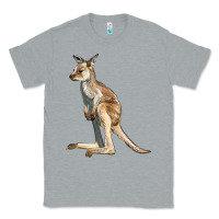 Heather Grey baby kangaroo Classic Tee - LillyAllenDesigns