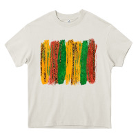 Cream black history brushstroke Heavy Core Tee - texasbilliewilder