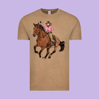 Cowgirl Vintage Tee Designed By Artiststas