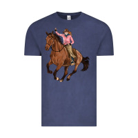 Vintage Denim cowgirl Vintage Tee - Artiststas