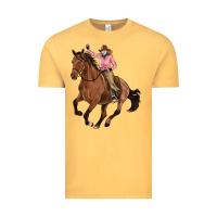 Vintage Mustard cowgirl Vintage Tee - Artiststas