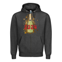 Charcoal Heather sparkly champagne Zipper Hoodie - MaliasSmallBusiness