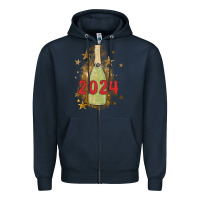 Navy sparkly champagne Zipper Hoodie - MaliasSmallBusiness
