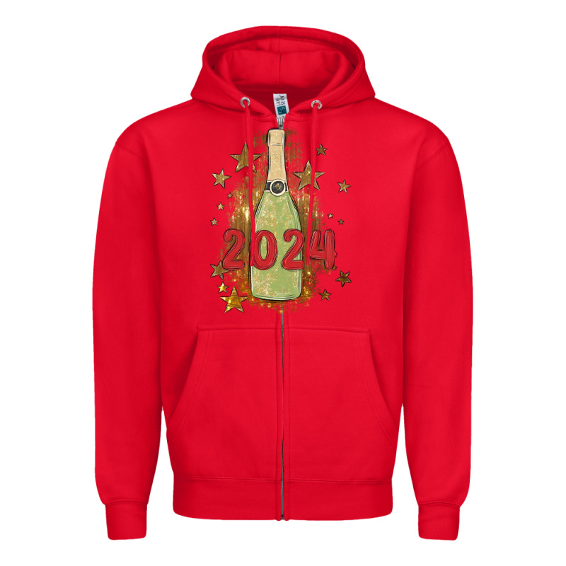 Sparkly Champagne Zipper Hoodie by MaliasSmallBusiness | Teevron