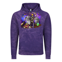 Cloud Purple Cow Halloween Vintage Hoodie - RanaPortraitStore