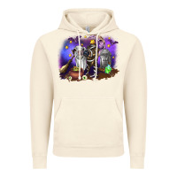 Vintage Artic Cow Halloween Vintage Hoodie - RanaPortraitStore