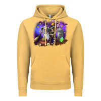 Vintage Mustard Cow Halloween Vintage Hoodie - RanaPortraitStore