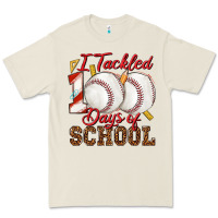 Bone i tackled 100days of school baseball Premium Tee - texasbilliewilder