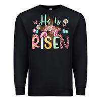 Black he is risen Premium Sweatshirt - Artiststas