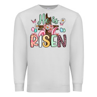 Dove Grey he is risen Premium Sweatshirt - Artiststas