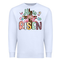White he is risen Premium Sweatshirt - Artiststas