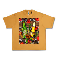 Peanut Butter beer bottles with wheat and barley Urban Heavy Tee - AdoDesignShop