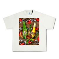 Pistachio beer bottles with wheat and barley Urban Heavy Tee - AdoDesignShop