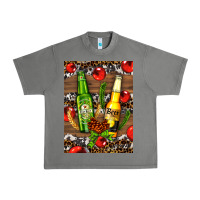 Tornado beer bottles with wheat and barley Urban Heavy Tee - AdoDesignShop
