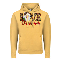 Vintage Mustard Love Christmas Santa Vintage Hoodie - JahusDesignShop