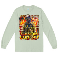 Matcha First In last Out Firefighter Long Sleeve Tee - LillyAllenDesigns