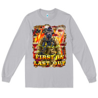 Moon Dust First In last Out Firefighter Long Sleeve Tee - LillyAllenDesigns