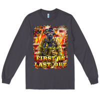 Smoke First In last Out Firefighter Long Sleeve Tee - LillyAllenDesigns