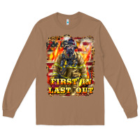 Toasted Coconut First In last Out Firefighter Long Sleeve Tee - LillyAllenDesigns