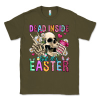 Army Green dead inside but it's easter Classic Tee - Jasminsmagicworld