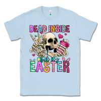 Dusty Blue dead inside but it's easter Classic Tee - Jasminsmagicworld