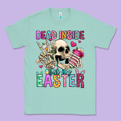 Dead Inside But It's Easter Classic Tee Designed By Jasminsmagicworld