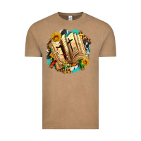 Cross With Bible And Sunflowers Vintage Tee | Teevron