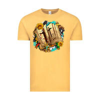Vintage Mustard cross with bible and sunflowers Vintage Tee - AdoDesignShop