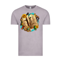 Vintage Zinc cross with bible and sunflowers Vintage Tee - AdoDesignShop