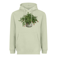 Matcha Dwarf Pomegranate Tree Illustrations Heavyweight Hoodie - LillyAllenDesigns