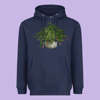 Dwarf Pomegranate Tree Illustrations Heavyweight Hoodie Designed By Lillyallendesigns