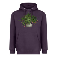 Plum Dwarf Pomegranate Tree Illustrations Heavyweight Hoodie - LillyAllenDesigns