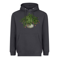Smoke Dwarf Pomegranate Tree Illustrations Heavyweight Hoodie - LillyAllenDesigns