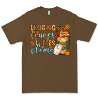 Cacao leggins leaves and lattes Premium Tee - Zillion Design Studio
