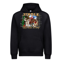 Black jingle all the way Urban Hoodie - CowGirlArtShop