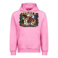Fuchsia Pink jingle all the way Urban Hoodie - CowGirlArtShop