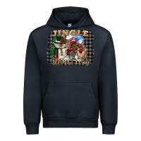 Navy jingle all the way Urban Hoodie - CowGirlArtShop