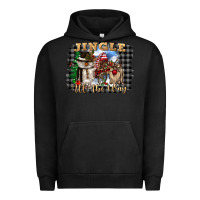 Pigment Black jingle all the way Urban Hoodie - CowGirlArtShop
