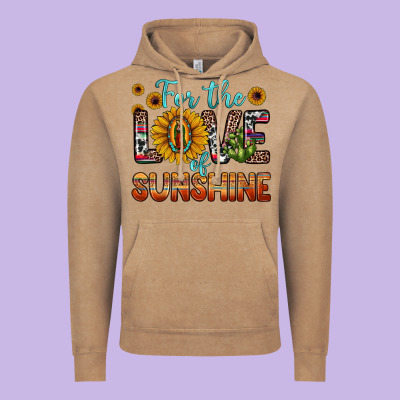 For The Love Of Sunshine Sunflower Our Lady Of Guadalupe Vintage Hoodie Designed By Jahusdesignshop